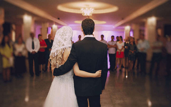 entrées des mariés